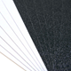 A5 Premium Adhesive Glitter Card - Black & White - 130gsm - 12st