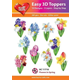 Easy 3D - Toppers - Glitter - Flowers in spring