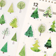 Stickers - Gröna träd - 45st