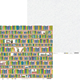 Scrapbookingpapper - 30x30 cm - The Garden of Books