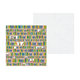 Scrapbookingpapper - 15x15 cm - The Garden of Books