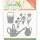 Jeanines Art Dies - Welcome Spring - Watering Can and Bucket