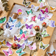 Stickers - Fjärilar - Creme - 45st