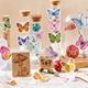 Stickers - Fjärilar - Rosa - 45st