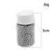 Glaspärlor i burk - Seed Beads - 2mm - 30g - Silver