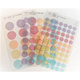 Stickers - Cirklar - Färgmix - 120st