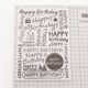 Embossingfolder - Happy Birthday - 12,7 x 17,7cm
