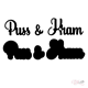 PY Hobby Dies - Puss & Kram - Med bakgrund - 9,1 x 2cm