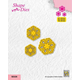 Nellie Snellen - Shape Die - Set of 3 - Flowers 5