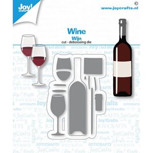Joy Crafts Die - Wine glass / Wine bottle