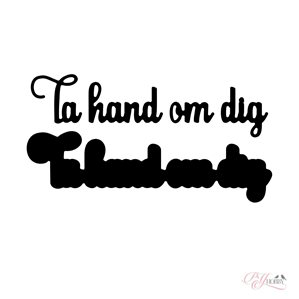 PY Hobby Dies - Ta hand om dig - Med bakgrund - 8,8 x 2,1cm