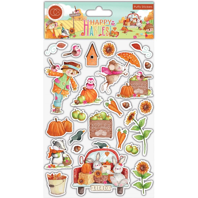 Puffy Stickers - Happy Harvest