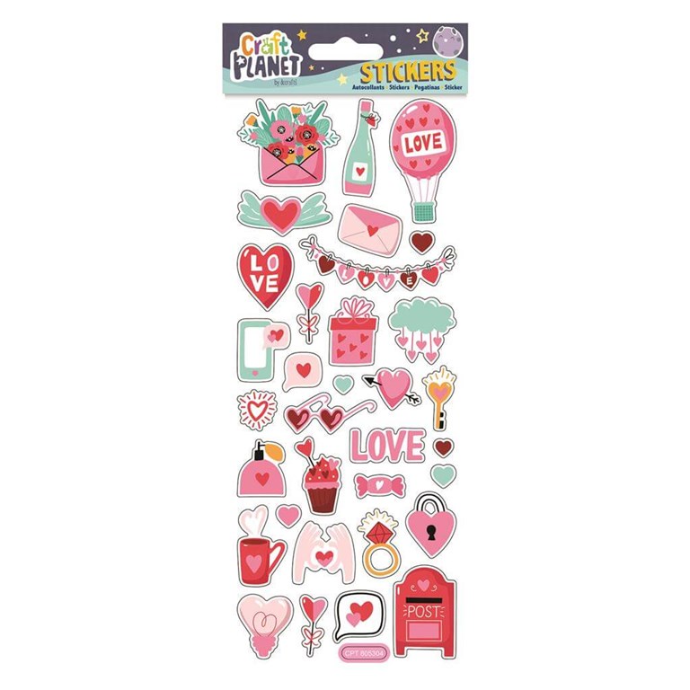 Fun Stickers - With Love