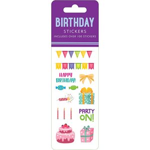 Sticker Set - Birthday - 6st ark