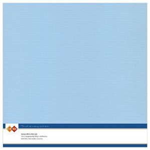 Cardstock - 30x30 cm - Mellanblå - 10st