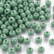 Akrylpärlor - 6mm - 250st - Gammelgrön