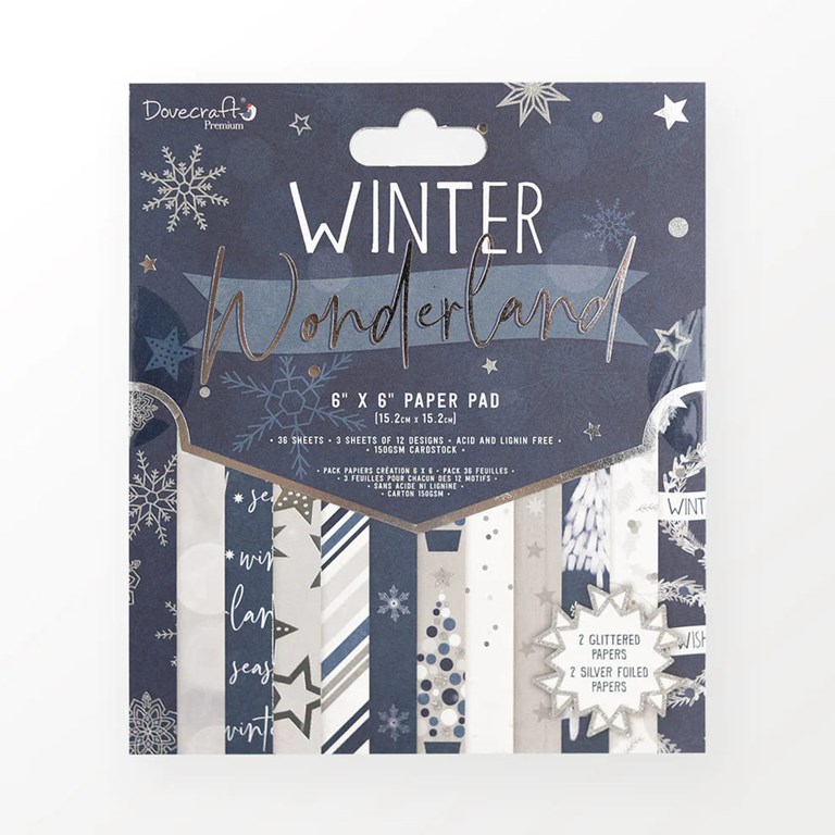Premium Paper Pad - Winter Wonderland - 15x15cm