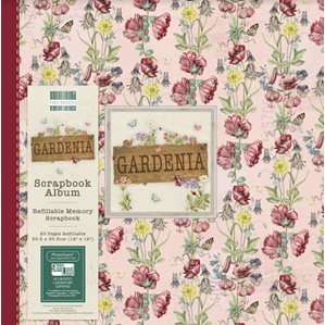 Scrapbookingalbum - Gardenia Flowers - 30x30cm