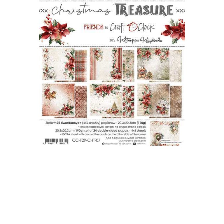 Paper pack - Christmas Treasure - 20x20cm