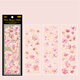 Stickers - Blommor - Rosa - 3st ark