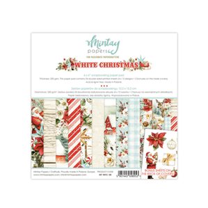 Paper pack - 15x15cm - White Christmas