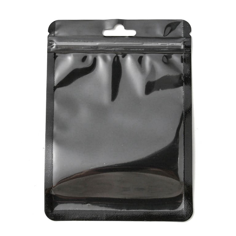 Zippåsar - Lyxiga - Svarta - 14,8 x 10,5cm - 10st