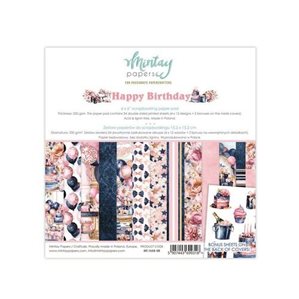 Paper pack - 15x15cm - Happy Birthday
