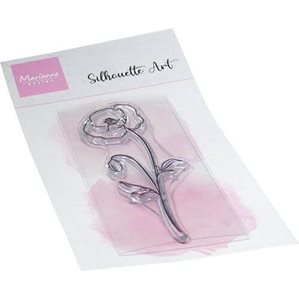 Marianne Design Clearstamps - Silhouette art - Poppy