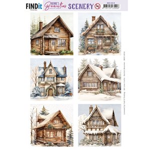 Push Out Scenery - Winter Charm - Square