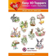 Easy 3D - Toppers - Glitter - Easter Flowers