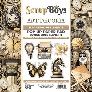 Paper pack - 15x15cm - POP UP Elements - Art Decoria
