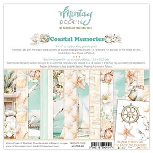 Paper pack - 15x15cm - Coastal Memories
