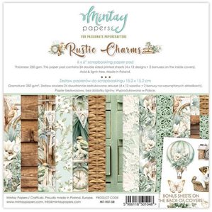Paper pack - 15x15cm - Rustic Charms