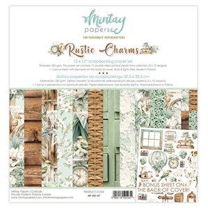 Paper pack - Mintay - Rustic Charms - 30x30cm