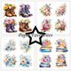 Scrapbookingpapper - 15x15cm - Floral Spring