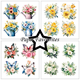 Scrapbookingpapper - 15x15cm - Floral Spring