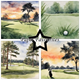 Scrapbookingpapper - 15x15cm - Golfing