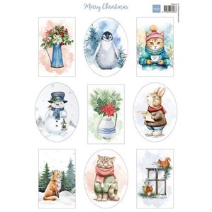 Marianne Design - Klippark A4 - Merry Christmas