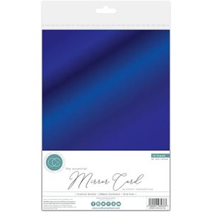 Metallisk Cardstock - A4 - 10st - Blue