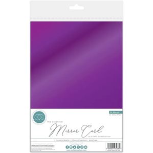 Metallisk Cardstock - A4 - 10st - Purple