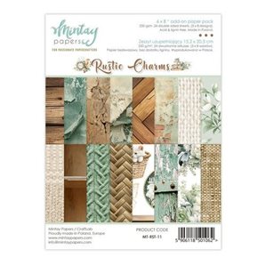 Scrapbookingpapper - A5 - Rustic Charms