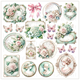Scrapbookingpapper - 20x20cm - Today Elements