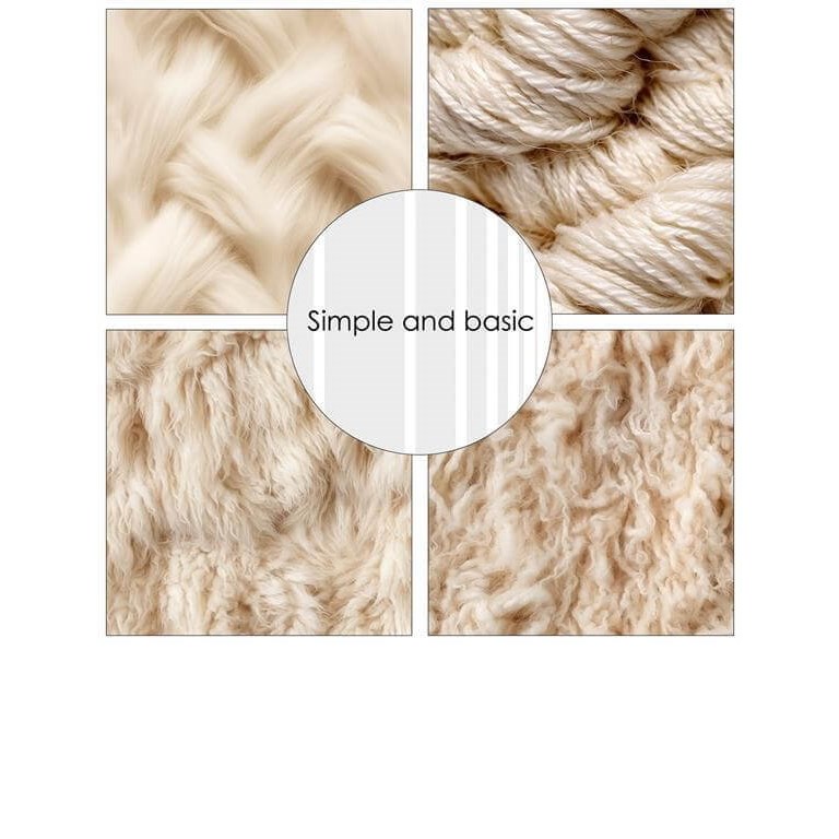 Scrapbookingpapper - 15x15cm - Soft and natural textures