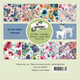 Scrapbookingpapper - 15x15cm - Flowerpot