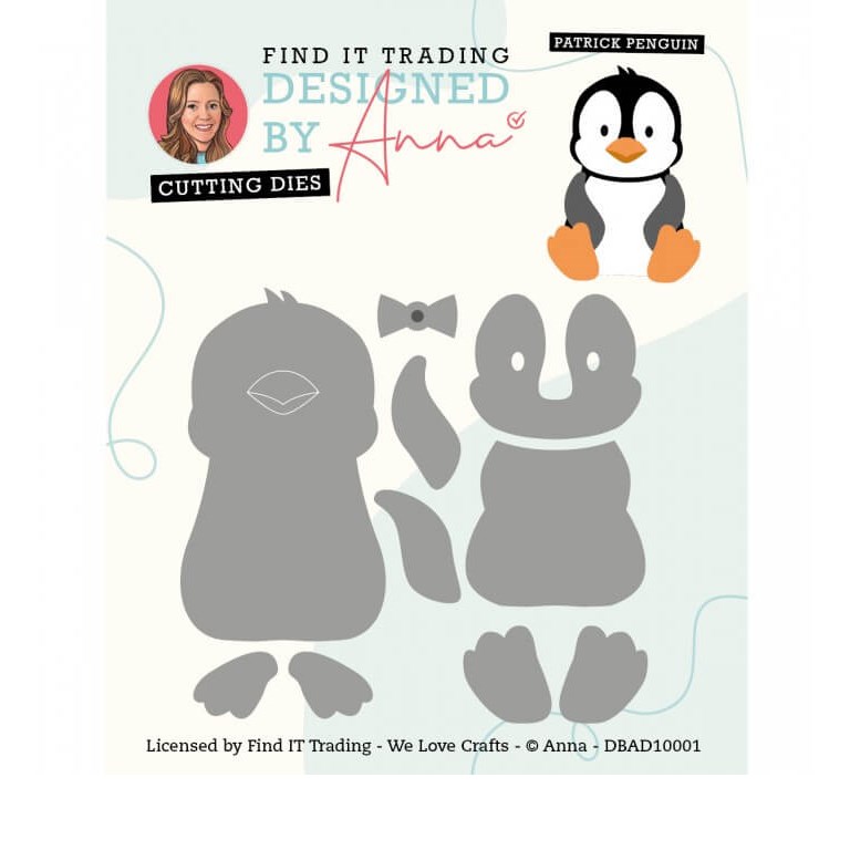 Designed By Anna Die - Patrick Penguin