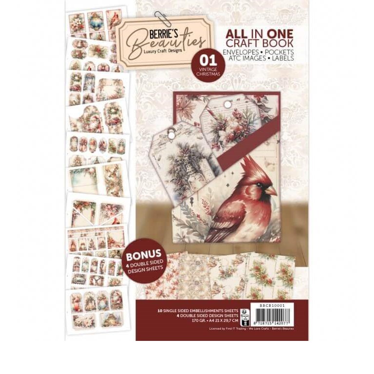 Berries Beauties - All-in-one Craft Book 1 - Vintage Christmas