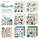 Scrapbookingpapper - 20x20cm - Dear Diary Elements