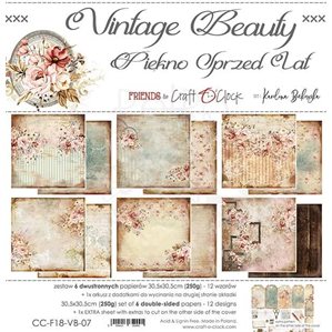 Scrapbookingpapper - 30x30cm - Vintage Beauty