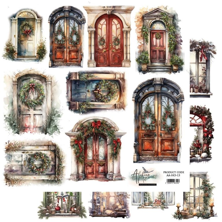 Klippark - 30x30cm - Ho Ho Ho Doors