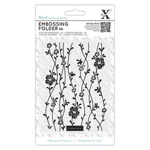 A6 Embossing Folder - Blossom Vines